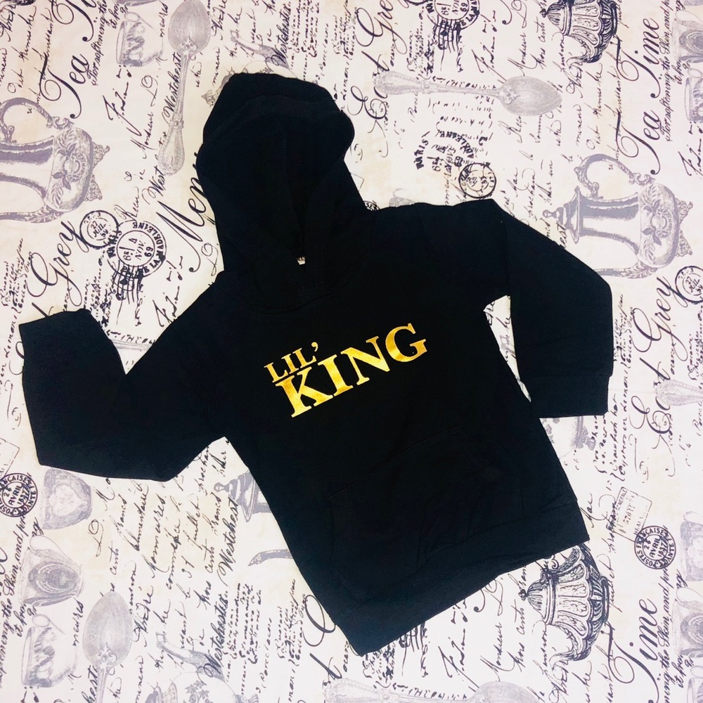 Children’s 2T Lil King black Sweater